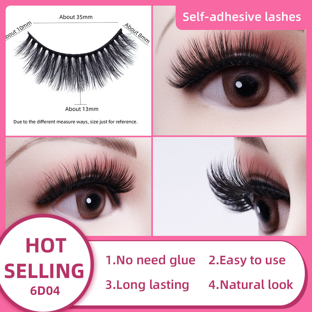 Sweatproof Eyelash No Nude Quick Sticky False Lashes