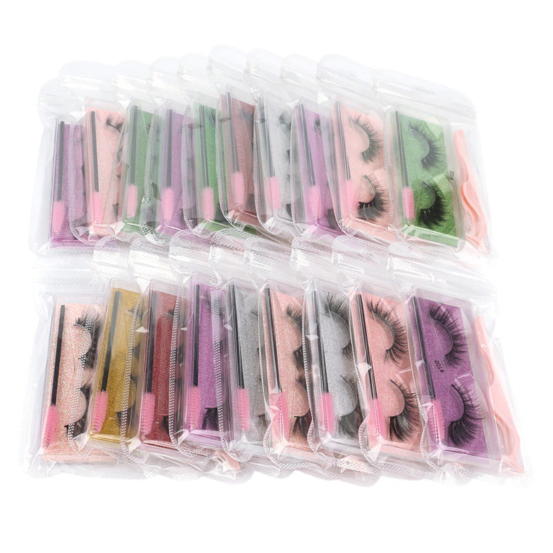 Eyelashes Natural Thick Combination Suit Tweezers False Lashes