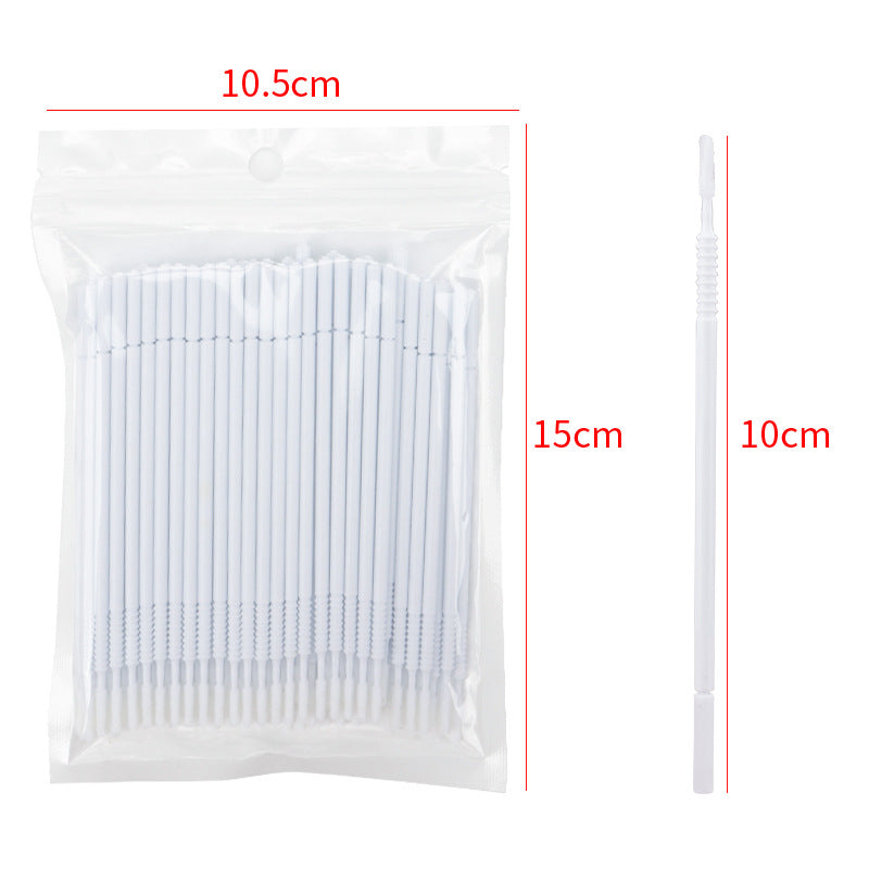 Bagged Spiral Long Cotton Swab Eyelash Makeup Accessories