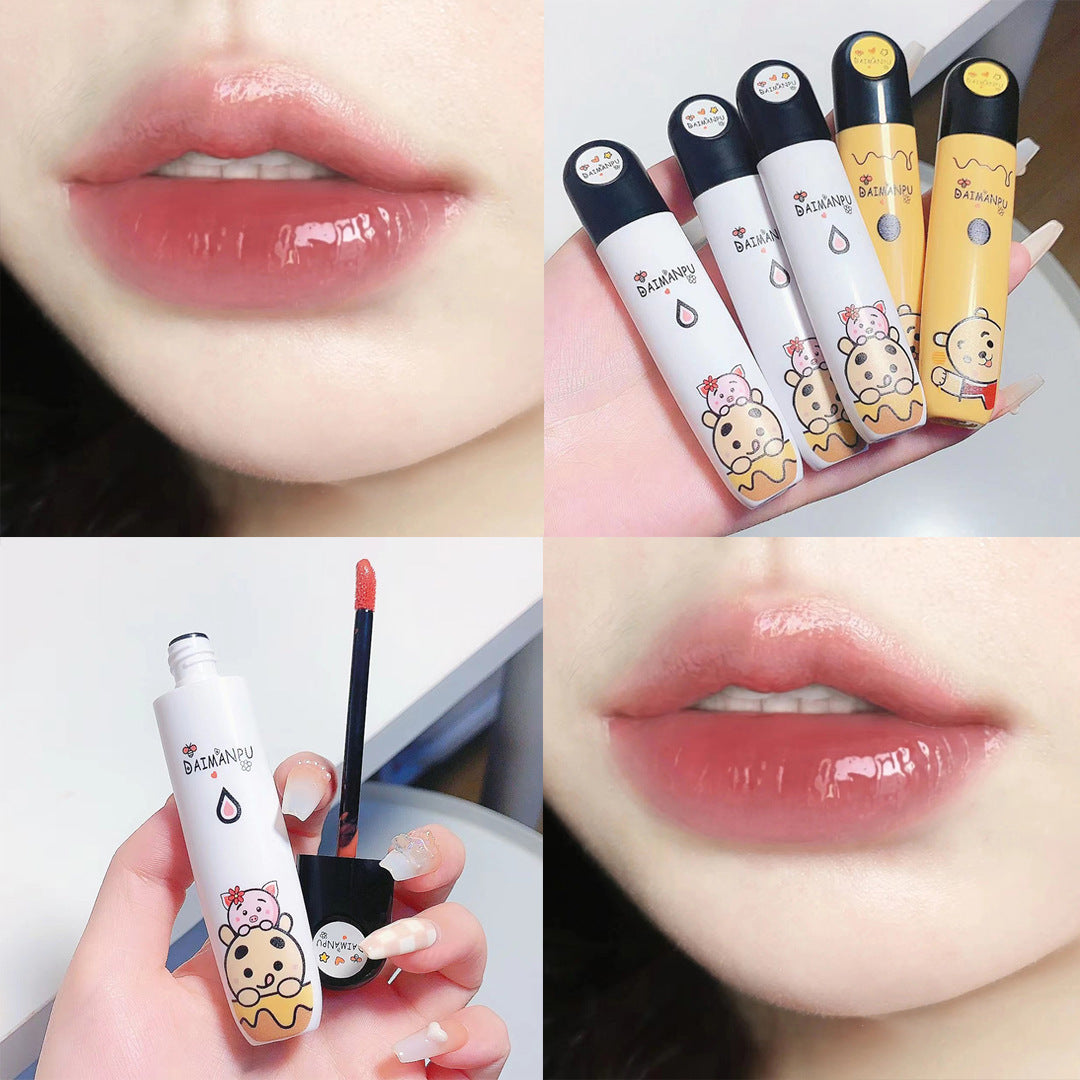 Trendy Cool Cute Pet Lacquer Water Light Lip Glosses