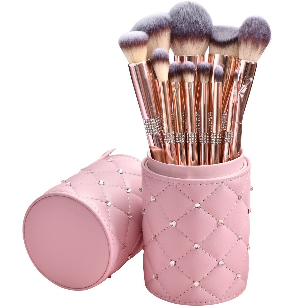 Patent Electroplated Rose Gold Brush Suit Makeup Brushes Accessories