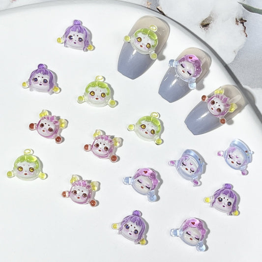 Mart Ornament Cute Three-dimensional Resin Cartoon Nail Care Nail Art