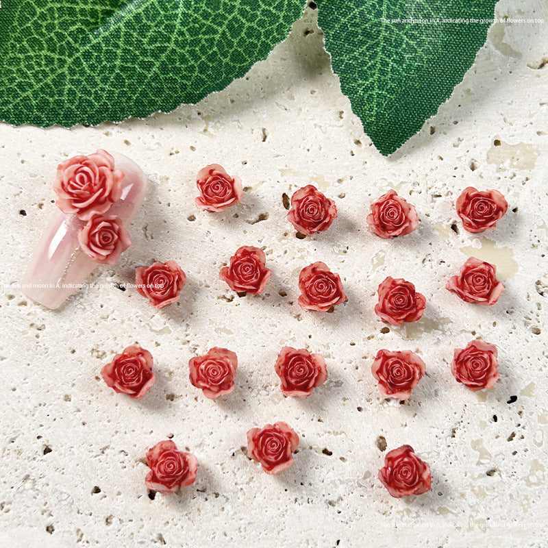 Ornament Material Package Rose Camellia Manicures Nail Care Nail Art