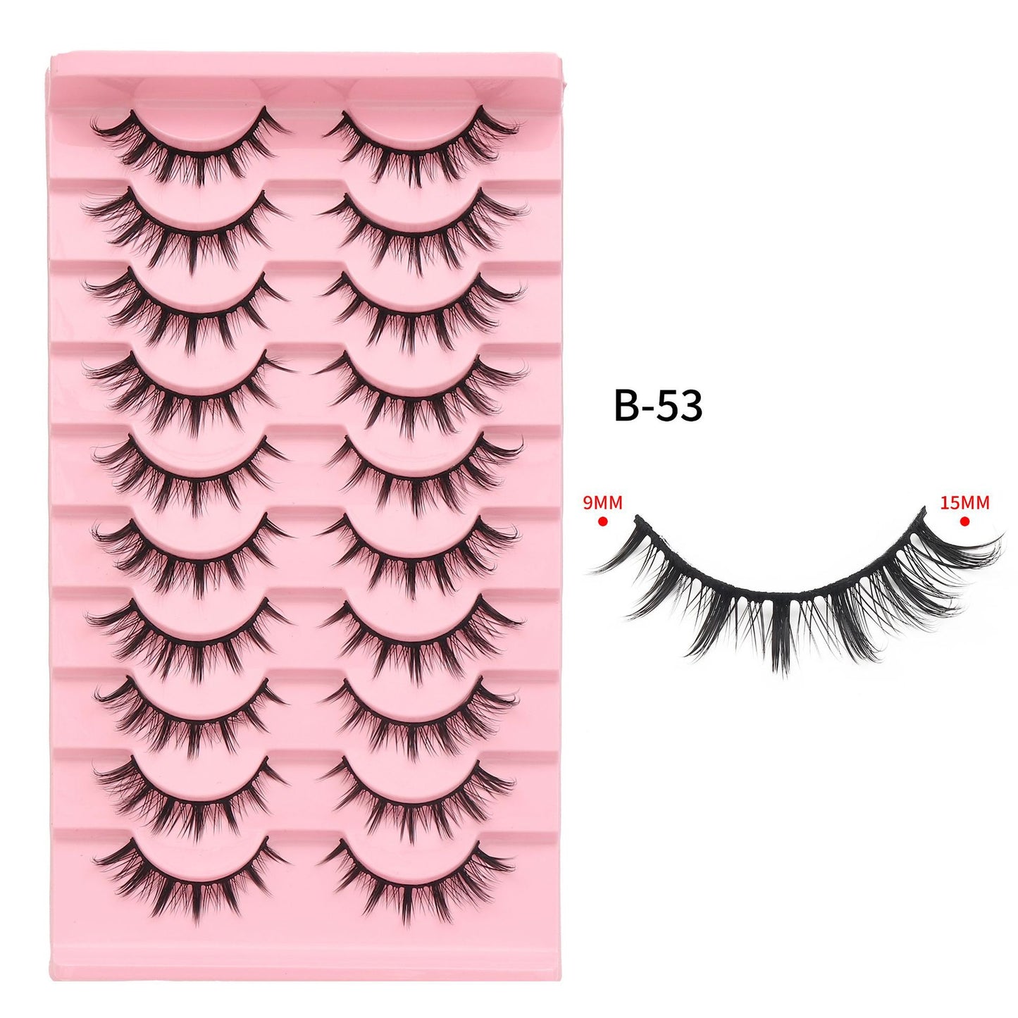 Wear Sharpened Little Devil Comic Eyelashes False Lashes