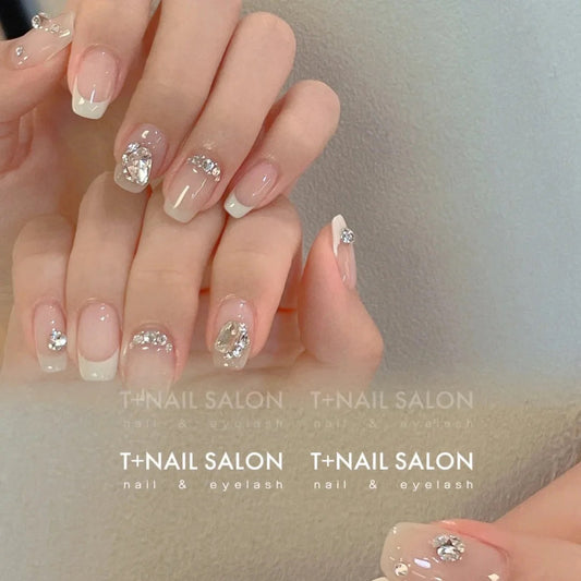 In The Debris Manicure Simple Graceful Bride Wedding Nail Stickers