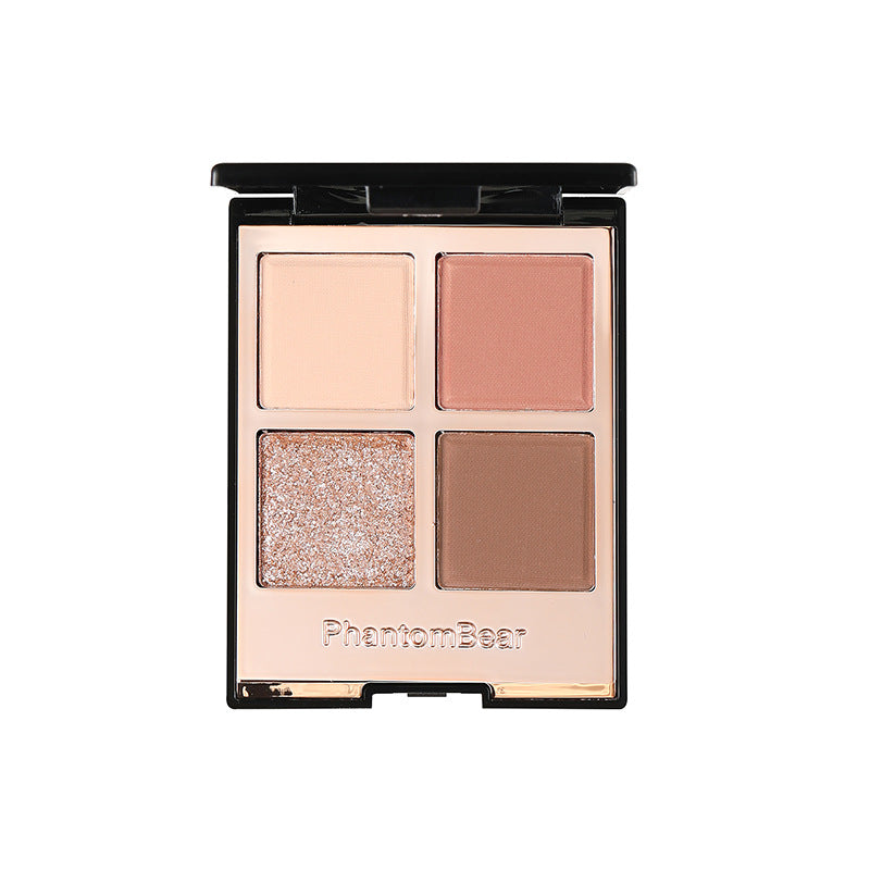 Bear Four Color Palette Shimmer Matte Eyeshadow