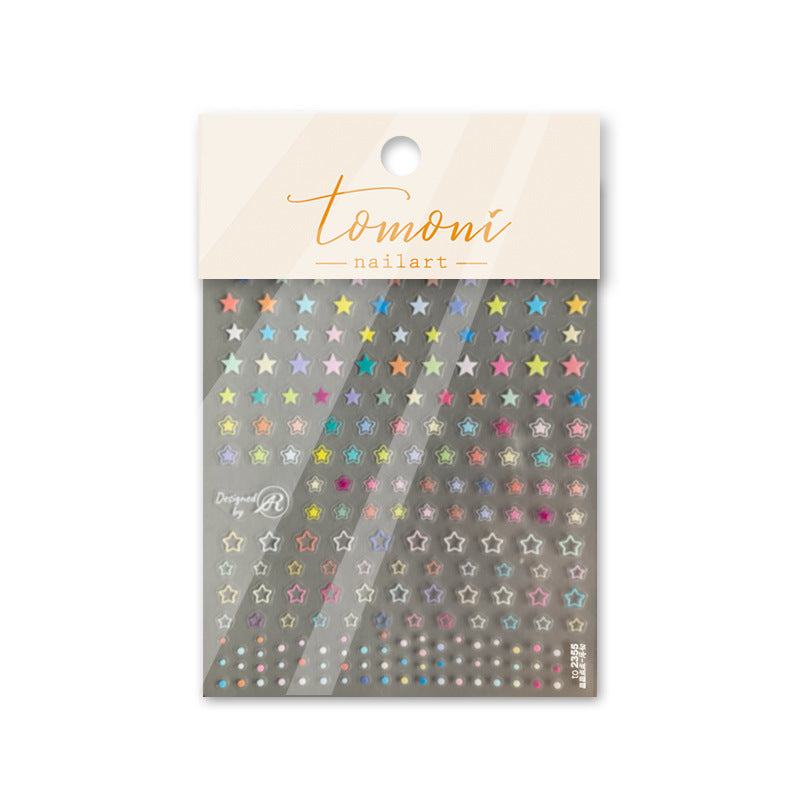 Tough Love Enchanting Cooperation Cute Star Nail Stickers