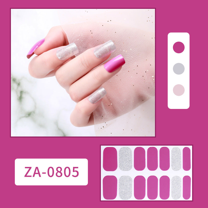 Full Oil Film Hand Manicure Implement Nail Stickers