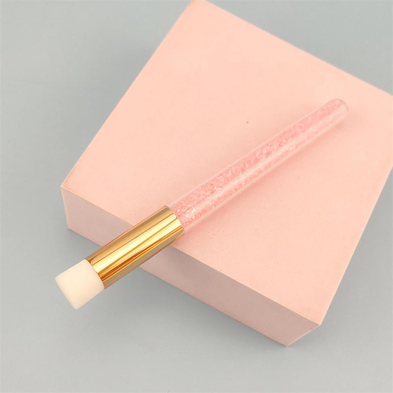 Flat Eyelash Mousse Cleaning Brush Diamond Makeup Brushes Accessories