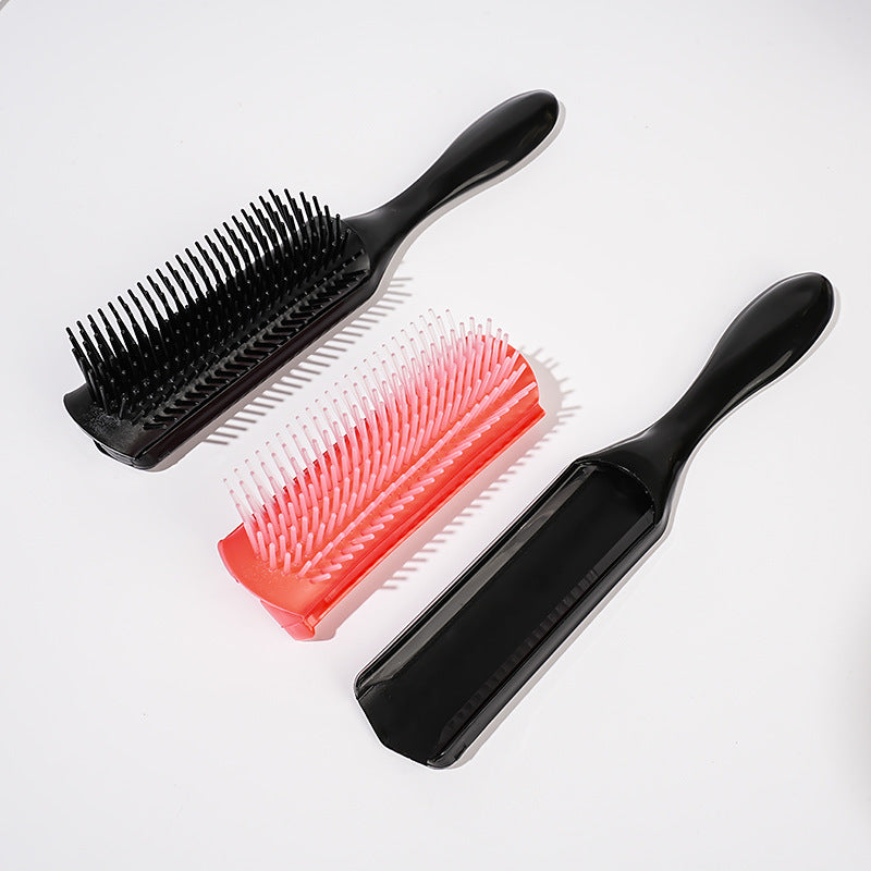 Sèche-cheveux à dents fines, coiffage, rangement, brosses et peignes pour cheveux de barbier