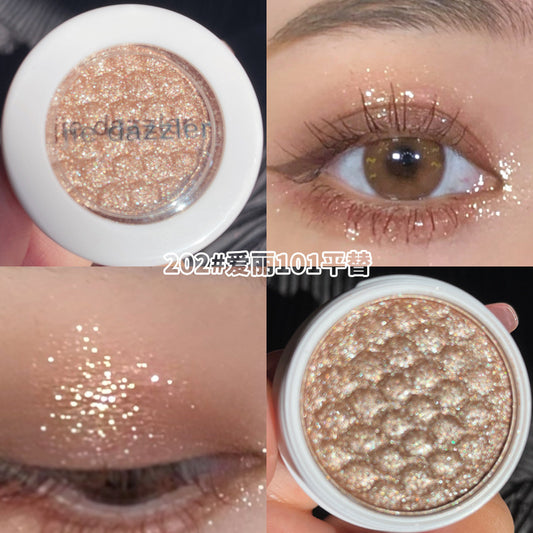 Shadow Shimmering Powder Shimmer Sequins Monochrome Shiny Crystal Eyeshadow