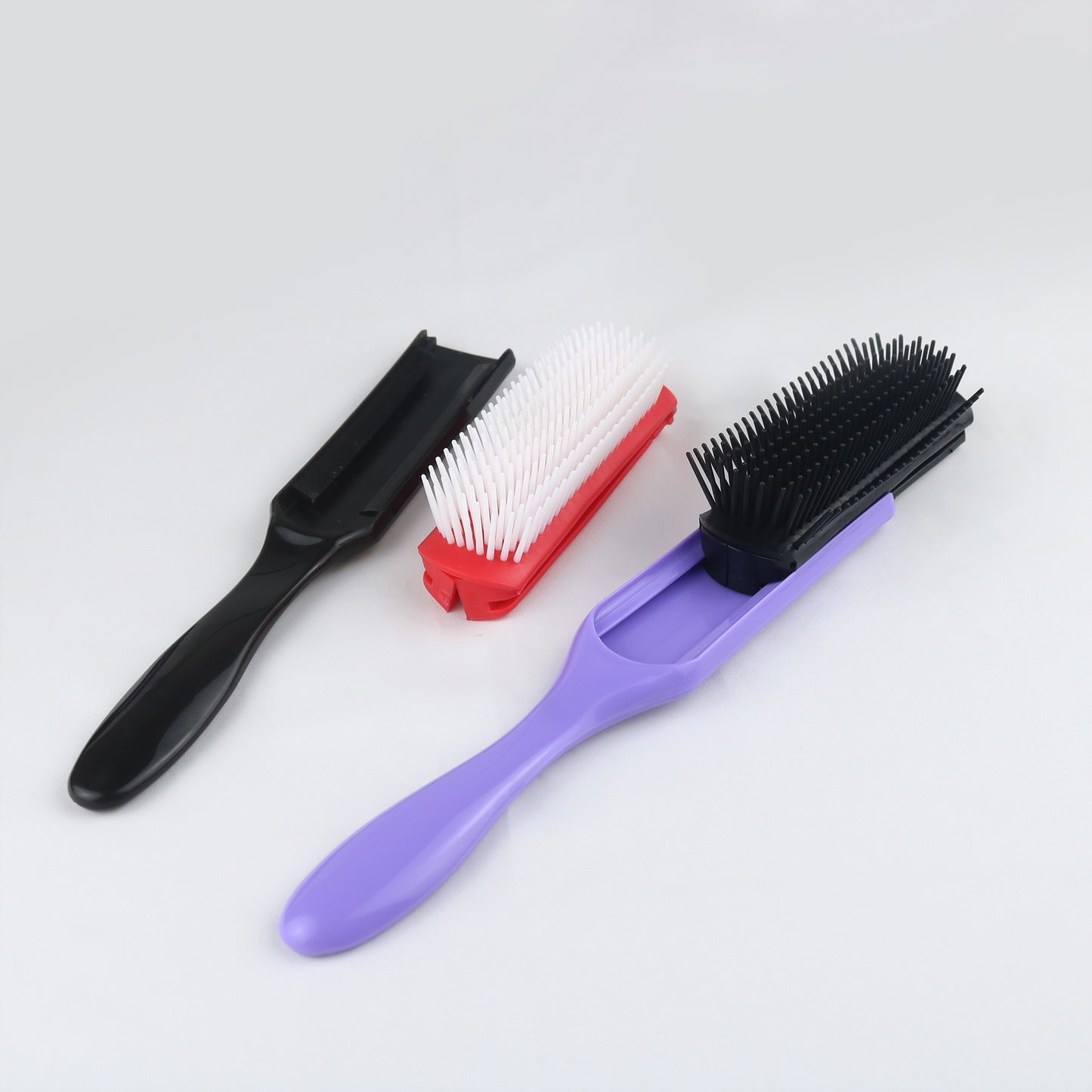 Brosses et peignes à cheveux lisses à dents fines faciles à nettoyer