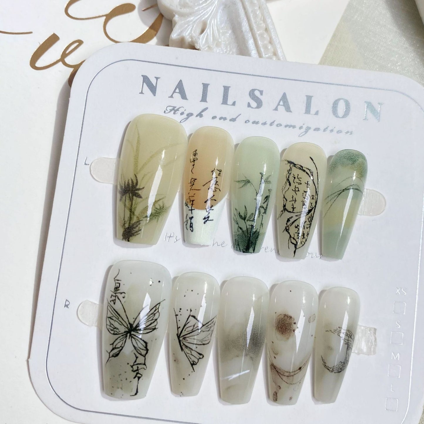 Style Middle Ladder Wearable Cool Zen Elegant Gas Nail Art