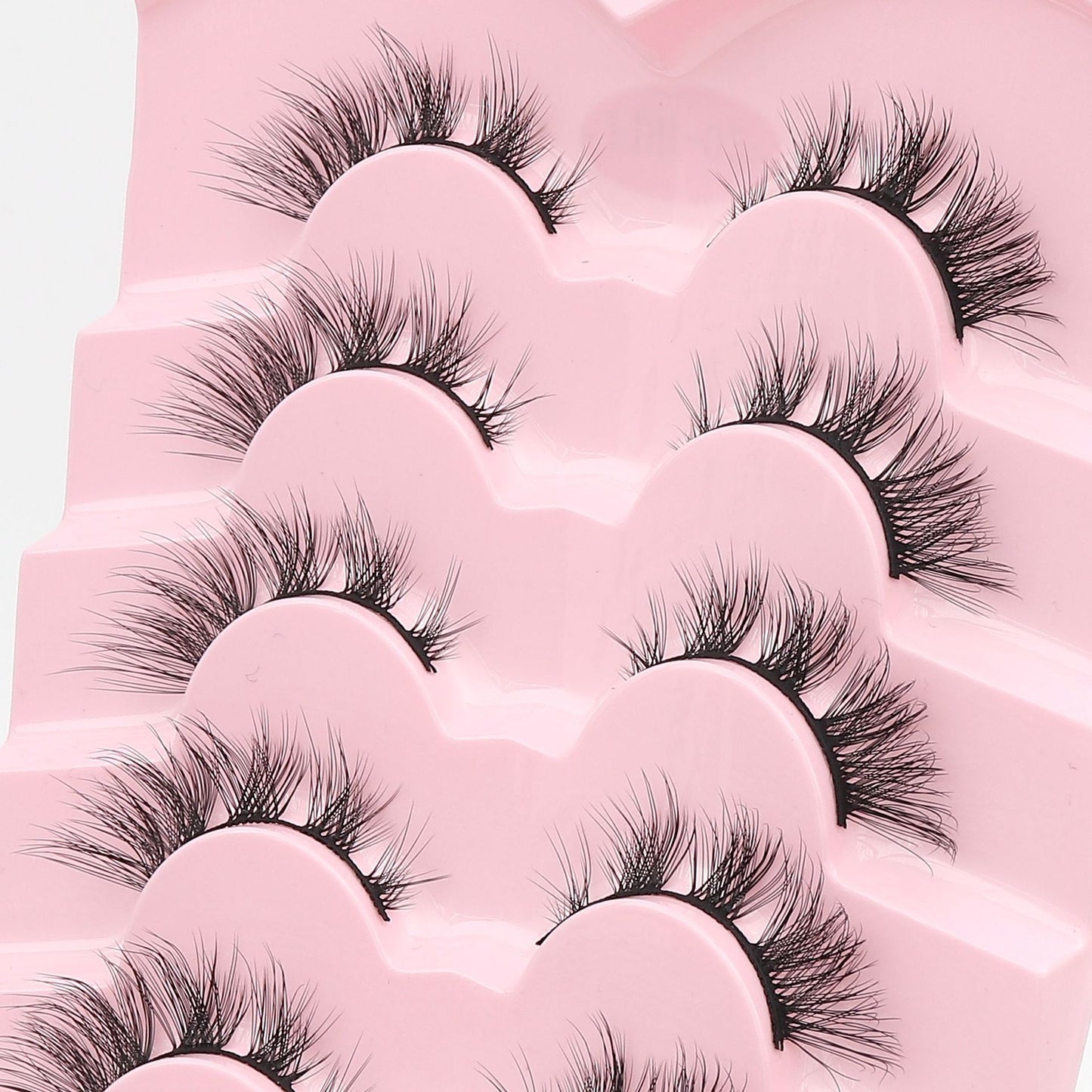 Oblique Flying Segmented Eyelashes Pairs Of Natural False Lashes