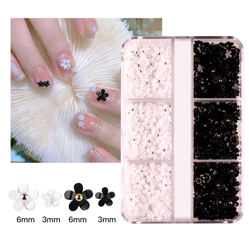 Ornament Cute Three-dimensional Small Flower Mixed Resin Nail Care Nail Art