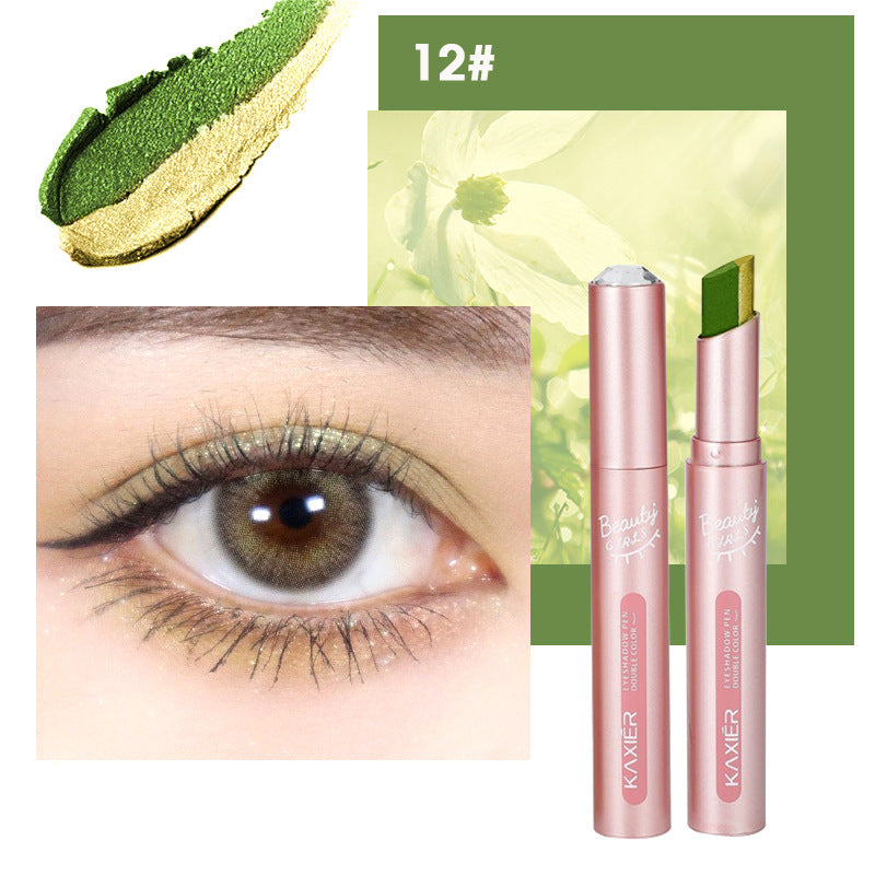 Waterproof Not Easy To Smudge Pearlescent Thin Glittering Eyeshadow