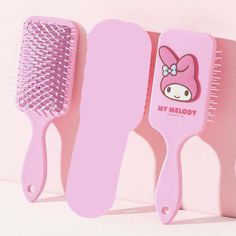 Brosses et peignes à cheveux à coussin d'air autorisés en forme de cœur mignon