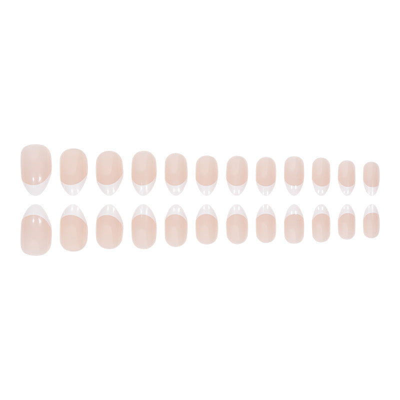 Magnifique Pack Manucure Française Faux Patch Nail Art