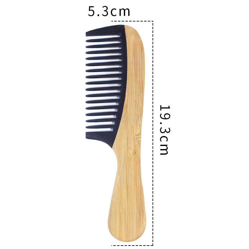 Bamboo Splicing Bakelite Portable Home Hairdressing Hair Brushes & Combs