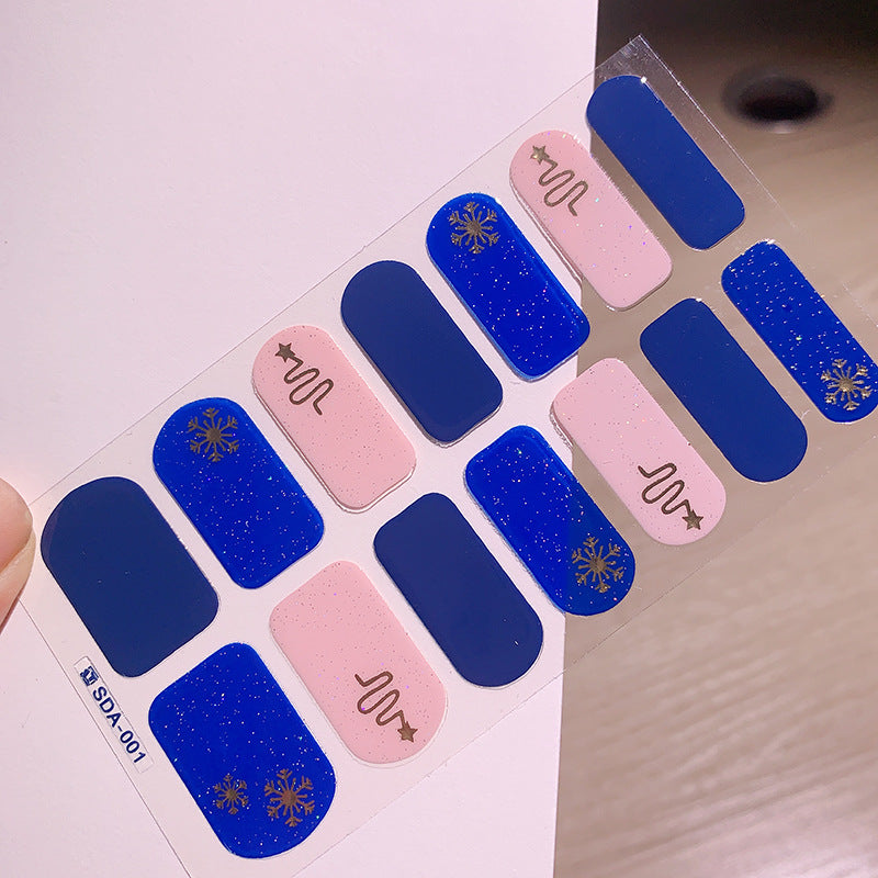 Style Beauty Full Small Cute Tree Nail Stickers