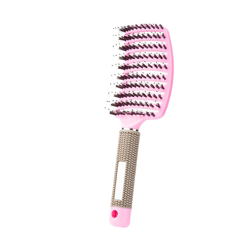 Brosses et peignes à cheveux courbés, droits et droits, en plastique, pour boucler les cheveux