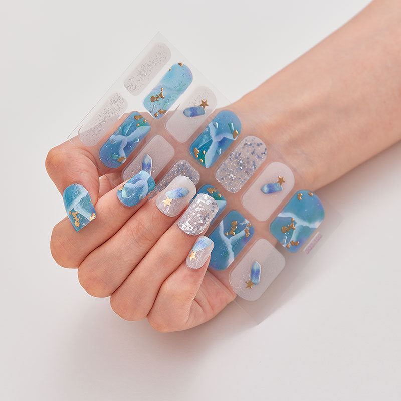 Source Technology Laser Gilding Full Priority Nail Stickers