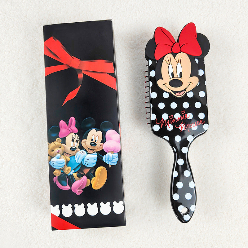 Large Square Polka Dot Plastic Cartoon Hair Brushes & Combs