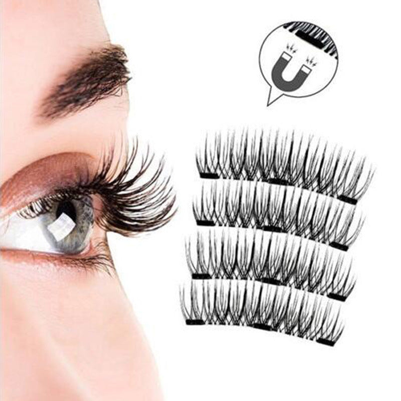 Magnetic Eyelashes With Mirror Magnet Natural False Lashes