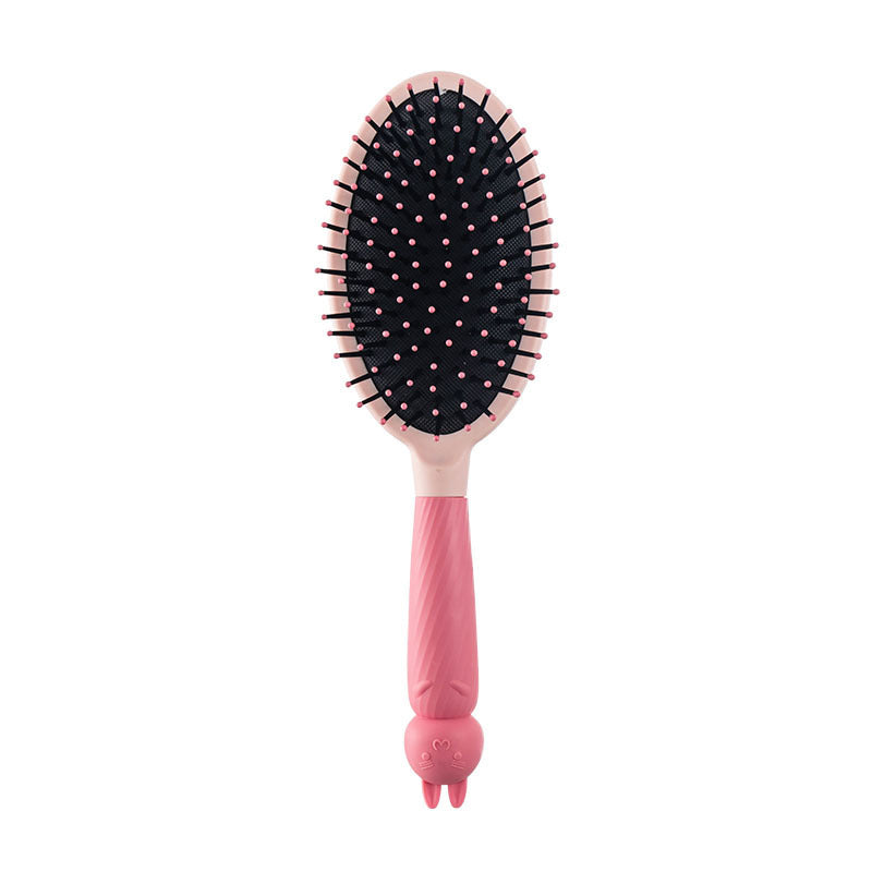 Brosses et peignes à cheveux pour femmes avec coussin d'air et poignée en silicone adorables