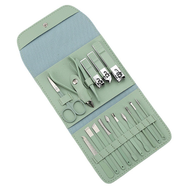 Ensemble d'outils pour les ongles imprimables avec ciseaux et coupe-ongles pliables