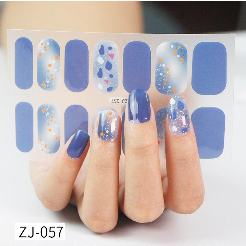 Gel Fresh Waterproof Durable Patch Removable Nail Stickers