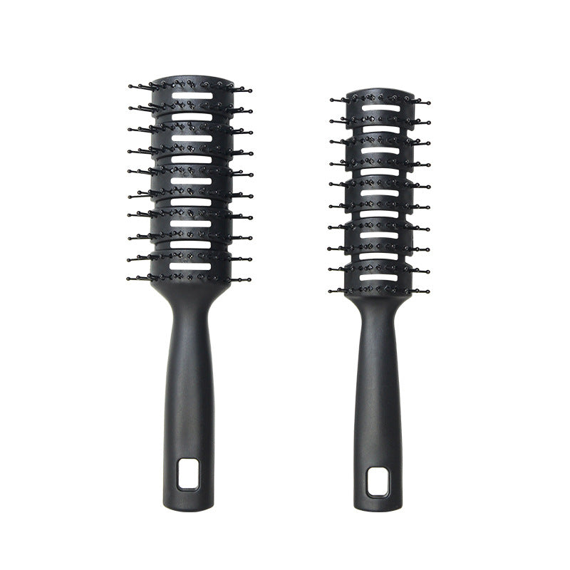 Brosses et peignes à cheveux lisses à gros dos et dents fines pour hommes