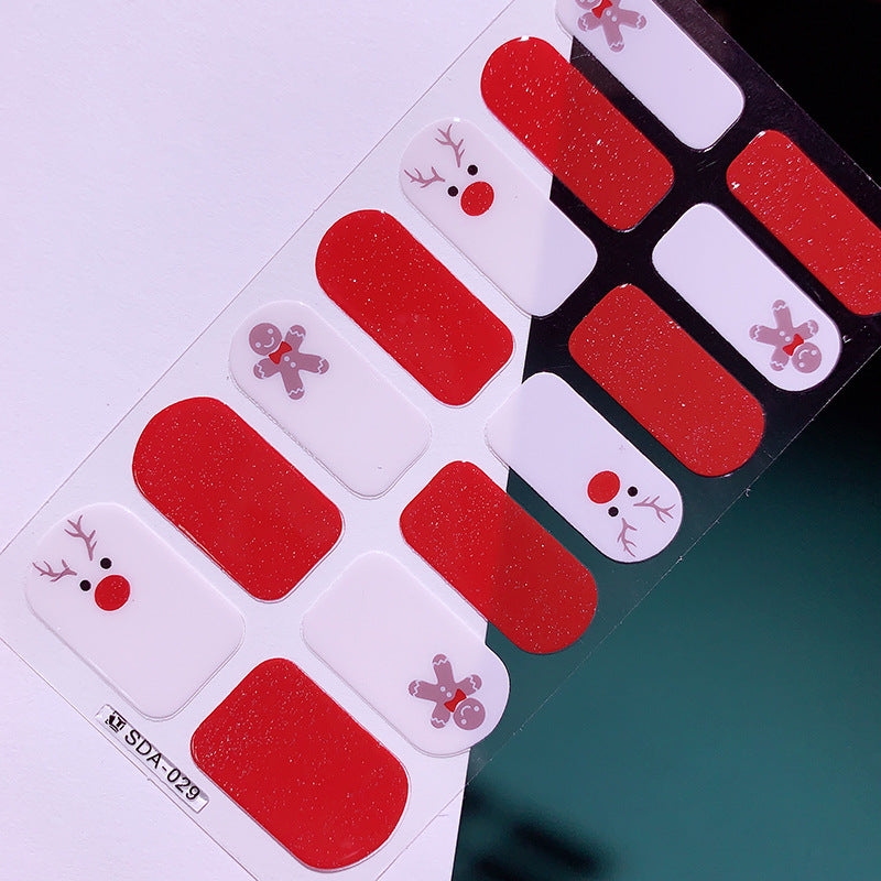 Style Beauty Full Small Cute Tree Nail Stickers