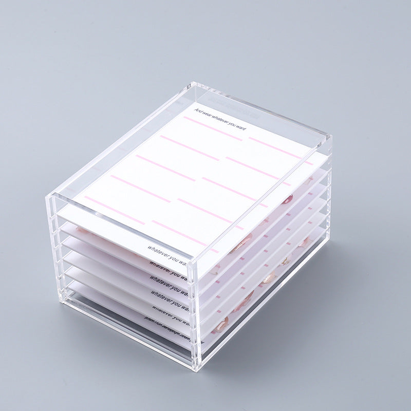 Handmade Wear Display Box Deposit Transparent Makeup Accessories