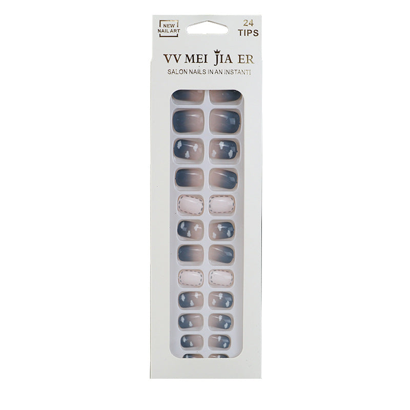 Faux ongles finis Beauty Frosted Love Nail Art