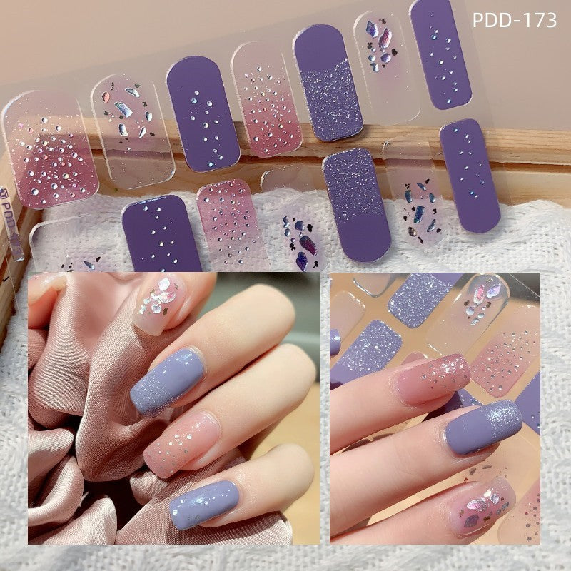 Love Waterproof Durable Applique Finished Patch Nail Art