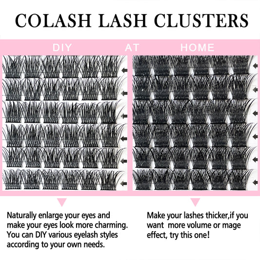 Unique Fashion Thick Eyelashes Segmented Simulation False Lashes