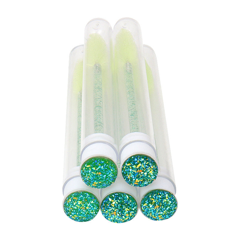 With Diamond Mascara Brush Disposable Crystal Makeup Brushes Accessories