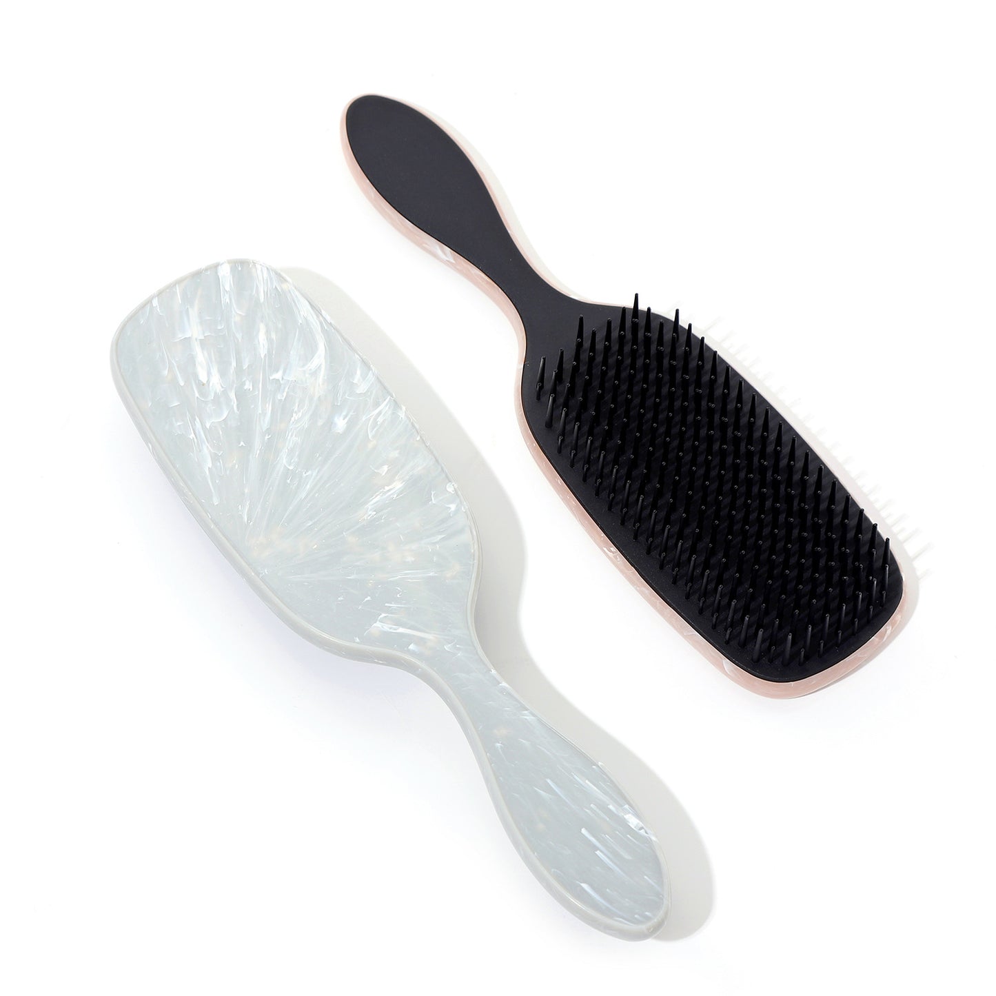 Massage Marbling Handle Hairdressing Scalp Smooth Hair Brushes & Combs