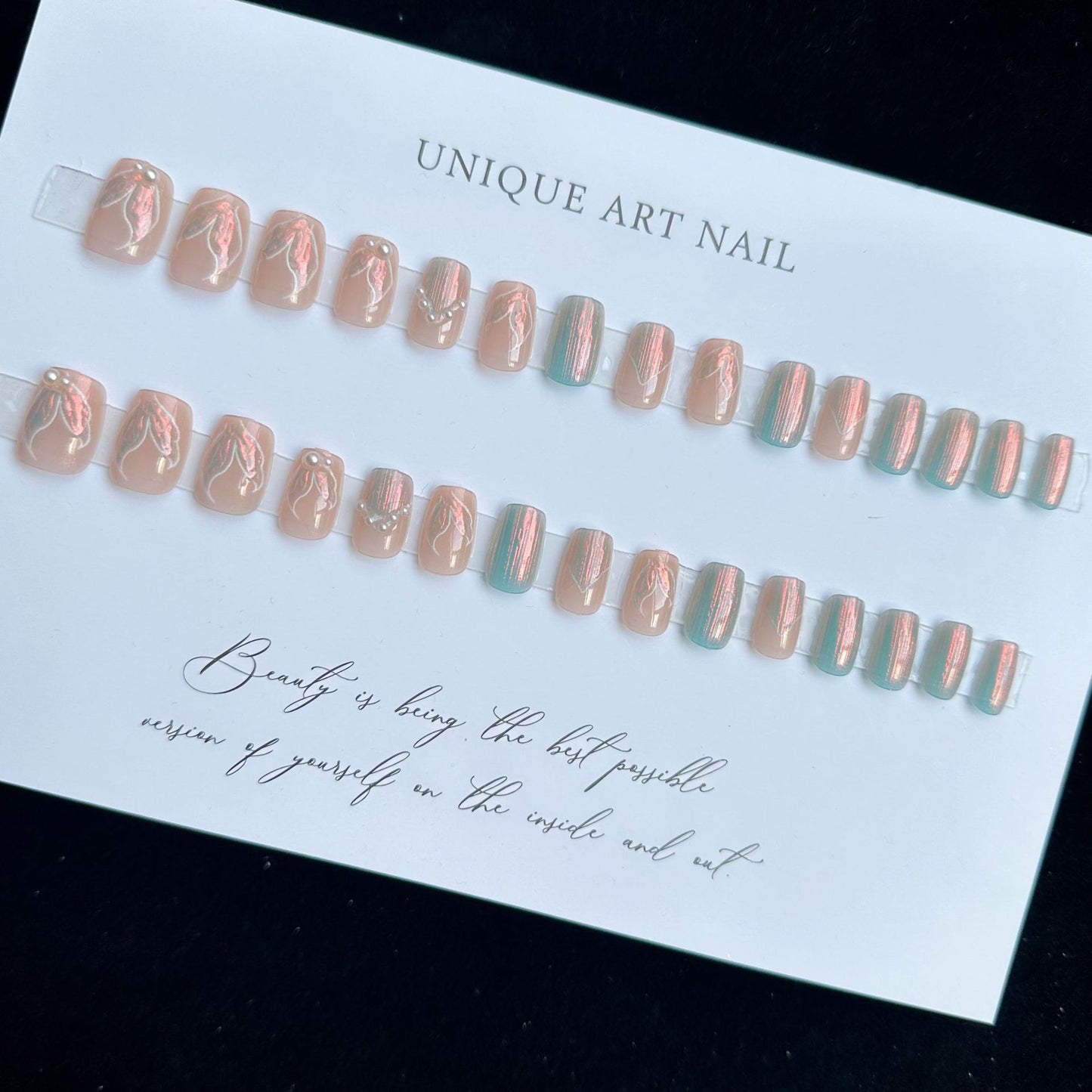 Open Skin Wear Tip Beauty Mermaid Nail Stickers