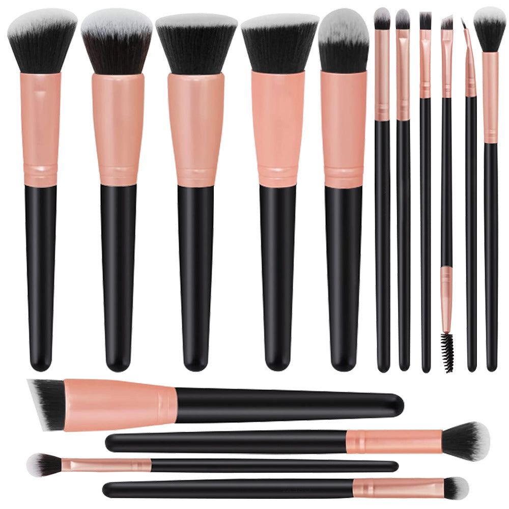 Beauty Tools Suit Black Shadow Blush Makeup Brushes Accessories