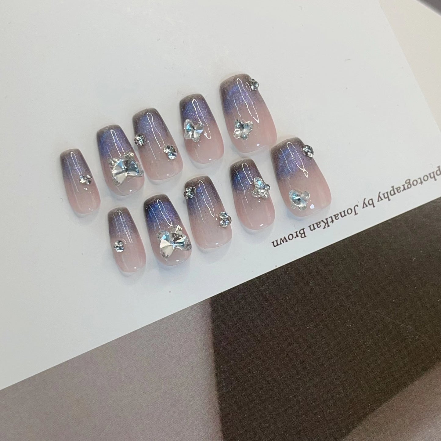 Handmade Cat Series Therapy Wear Finished Summer Light Bulb Nail Stickers