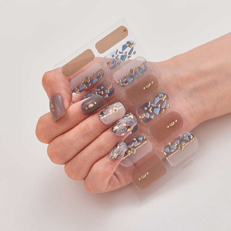 Source Technology Laser Gilding Full Priority Nail Stickers