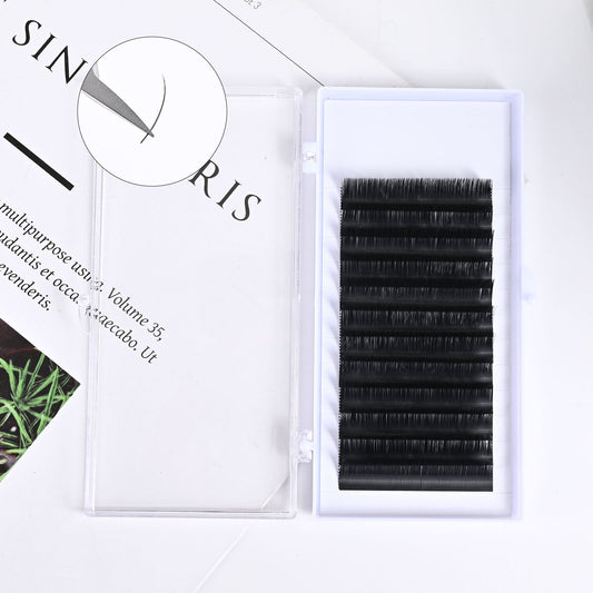 Single Air Round Eyelash Natural Light False Lashes