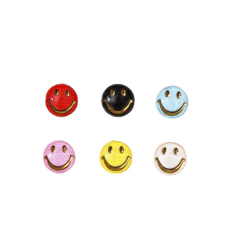 Facial Expression Bag Cute Smiley Glossy Three-dimensional Cartoon Nail Care Nail Art