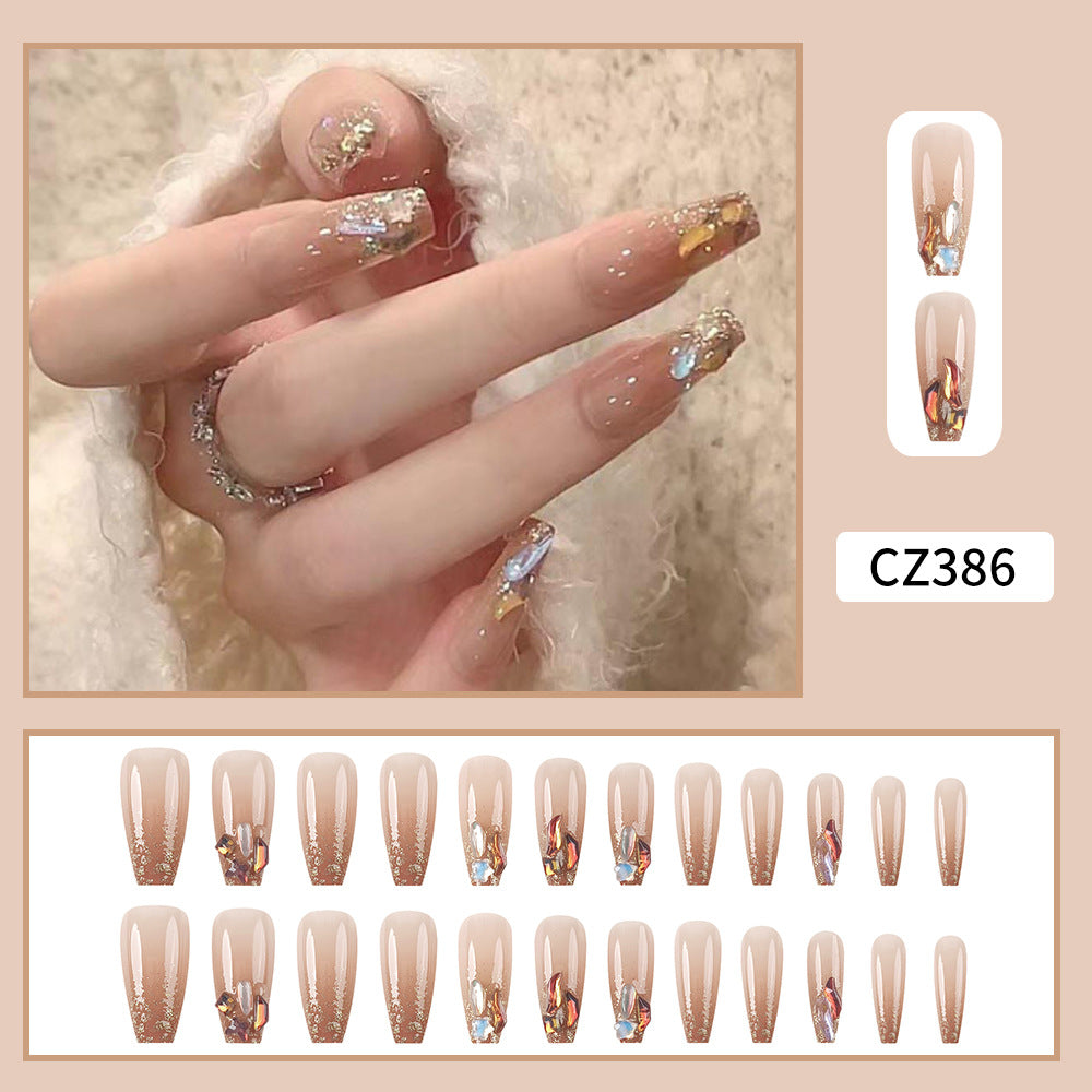 Pièce de beauté longue et faite à la main en forme de papillon pour nail art