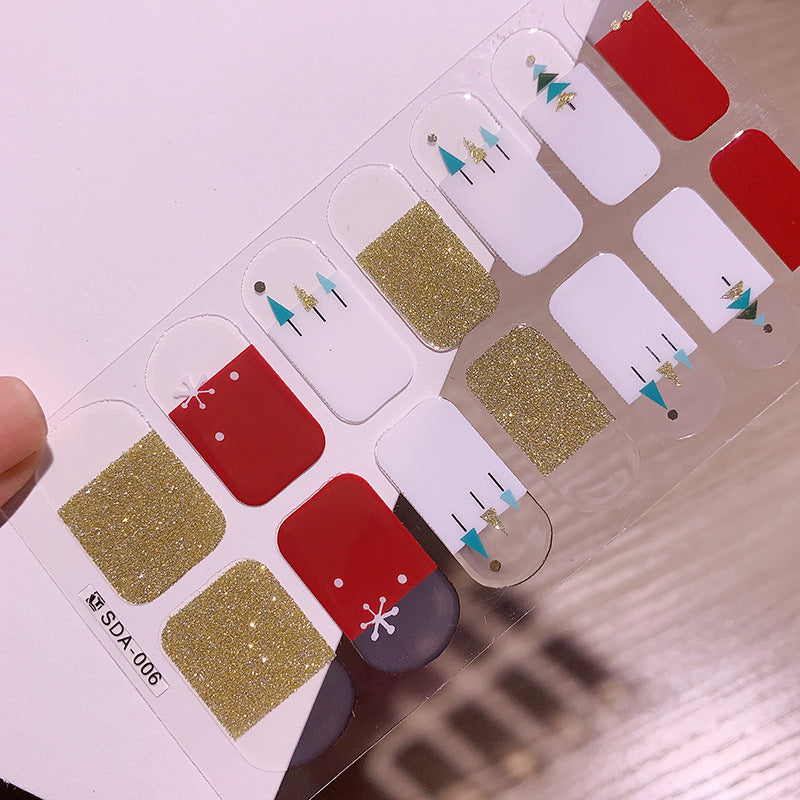 Style Beauty Full Small Cute Tree Nail Stickers