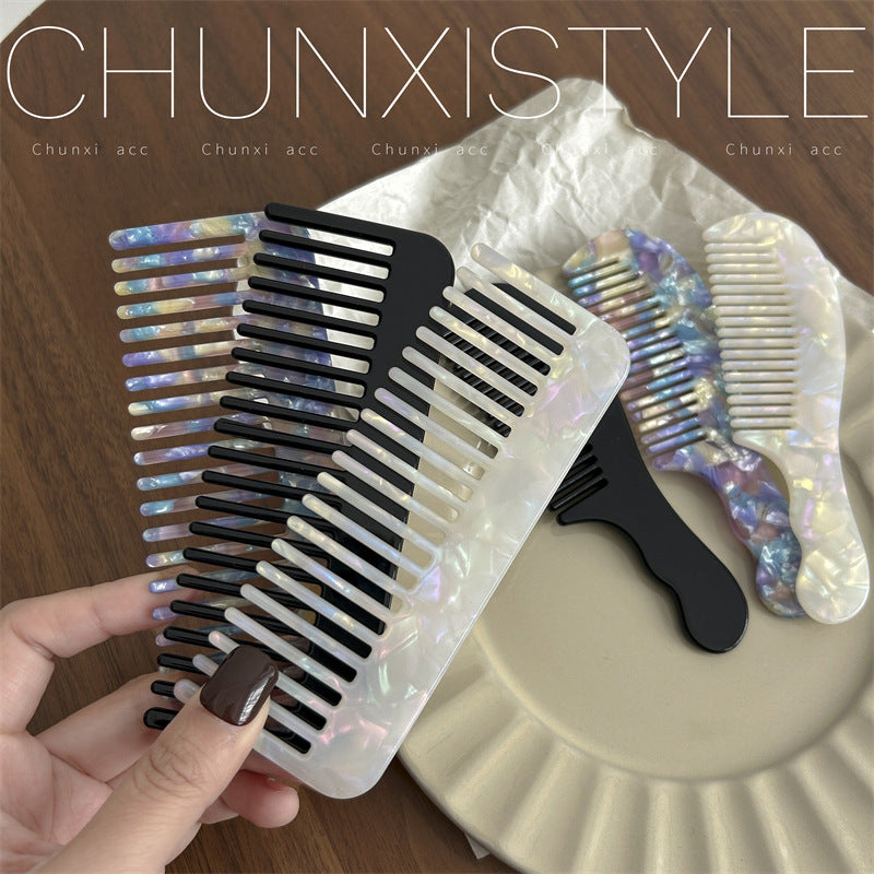 Large Wide Tooth Exquisite Niche Small Hair Brushes & Combs