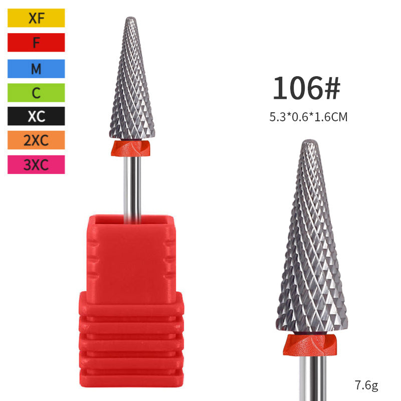 Ensemble d'outils de forage et de clouage en alliage pour machine à tête de meulage en acier