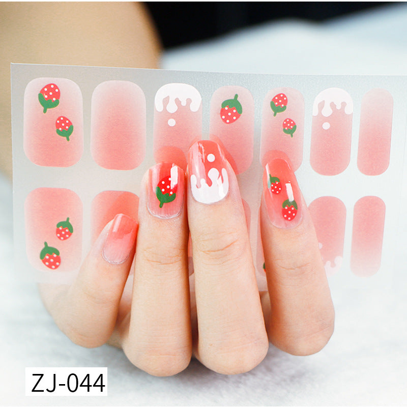 Gel Fresh Waterproof Durable Patch Removable Nail Stickers